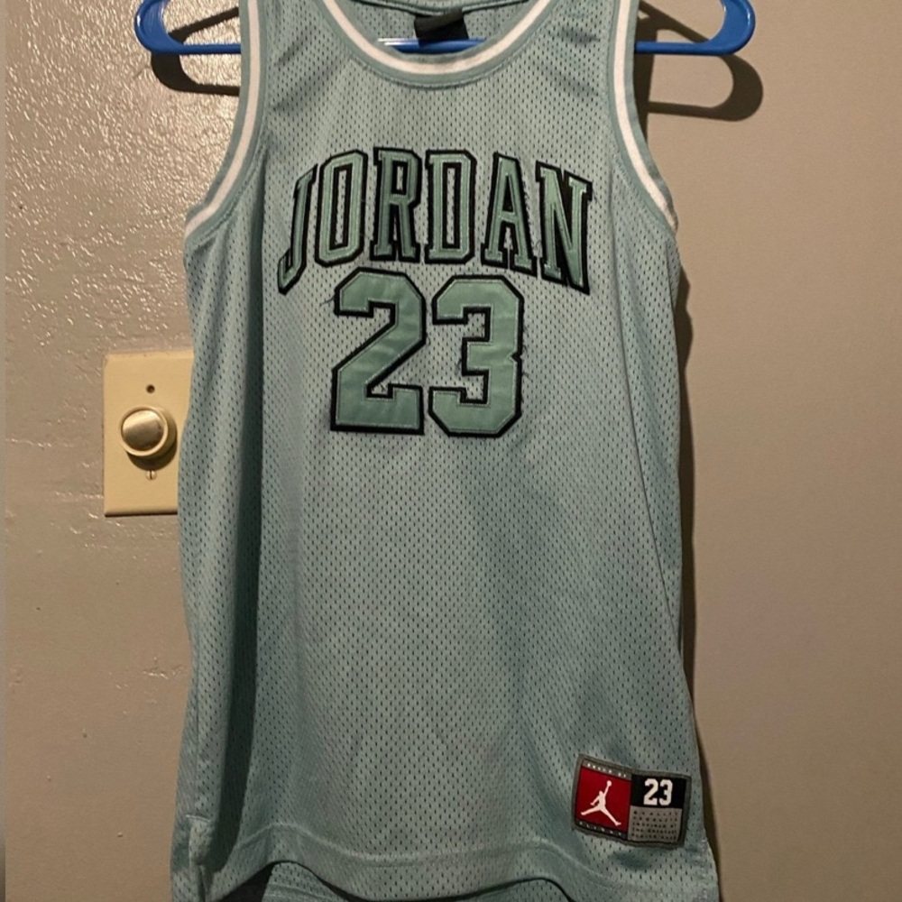 Jordan Teal Mesh Jersey